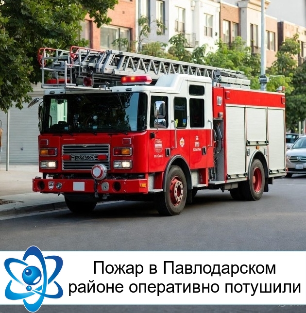 Пожар в Павлодарском районе оперативно потушили