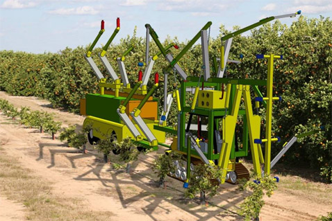 Orange Harvester.     Vision Robotics      ,         ( Vision Robotics).