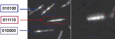         Nanobarcodes (   wiley-vch.de).