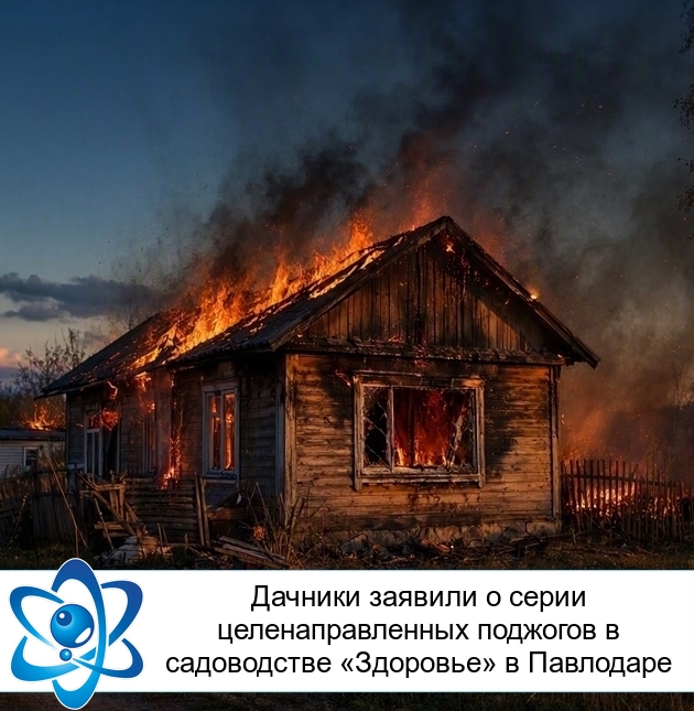 Дачники заявили о серии целенаправленных поджогов в садоводстве «Здоровье» в Павлодаре
