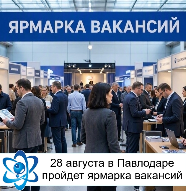 28 августа в Павлодаре пройдет ярмарка вакансий