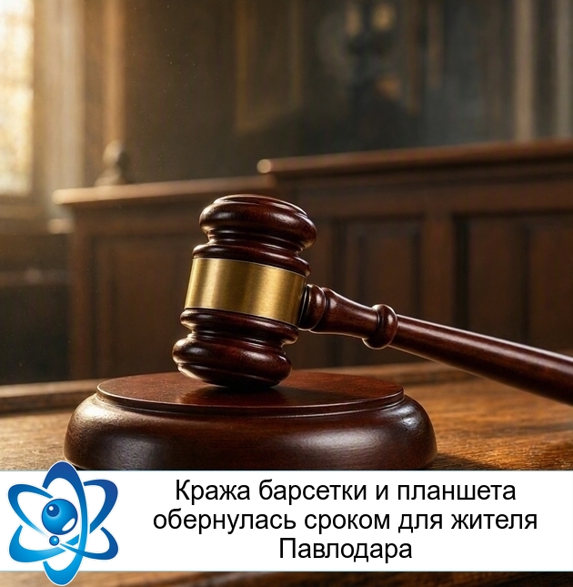 Кража барсетки и планшета обернулась сроком для жителя Павлодара